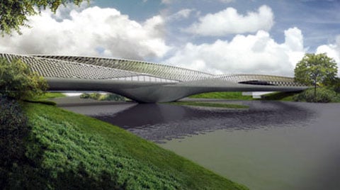 Most  Pabellón Puente de Zaragoza bude 270 metrů dlouhý.