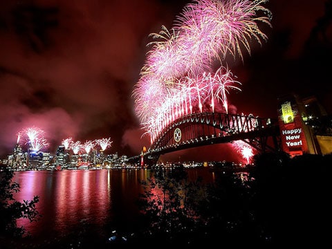 Ohňostroj je působivá světelná (a částečně také zvuková) show vytvářená pomocí odpalovaných pyrotechnických pomůcek při nejrůznějších příležitostech (v Česku především na Nový rok). Sydney, Silvestr 2007